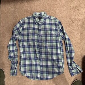 J. Crew Men’s Plaid Button-down Shirt Slim Large